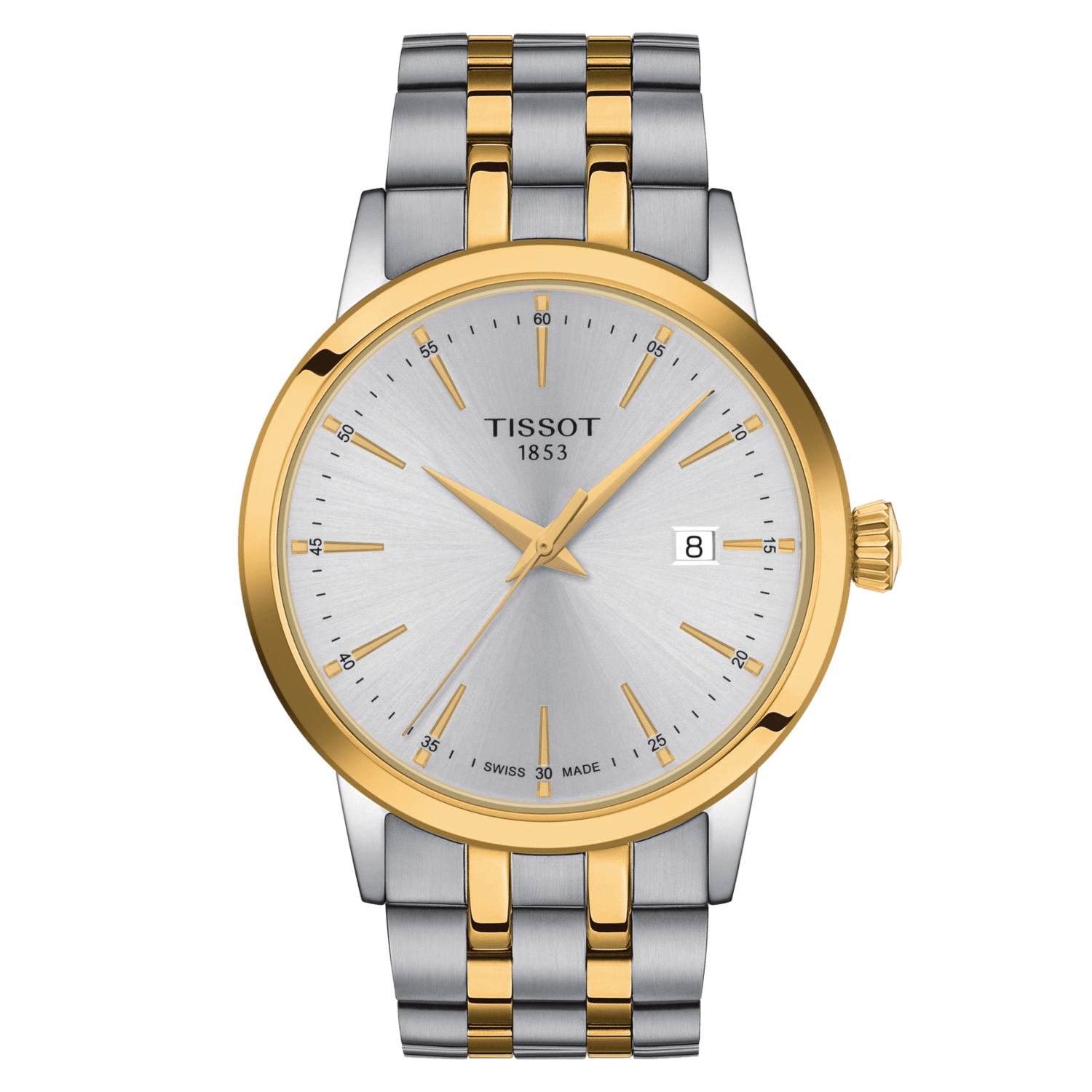 TISSOT CLASSIC DREAM T1294102203100 42mm 50m WR Quartz Sapphire crystal stainless steel bracelet men's watch