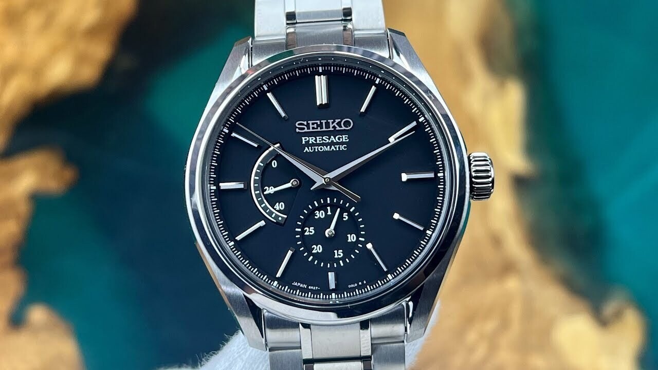 Seiko Presage SARW043 40.8mm Titanium Sapphire crystal super-clear 100m WR  automatic men's watch Titanium