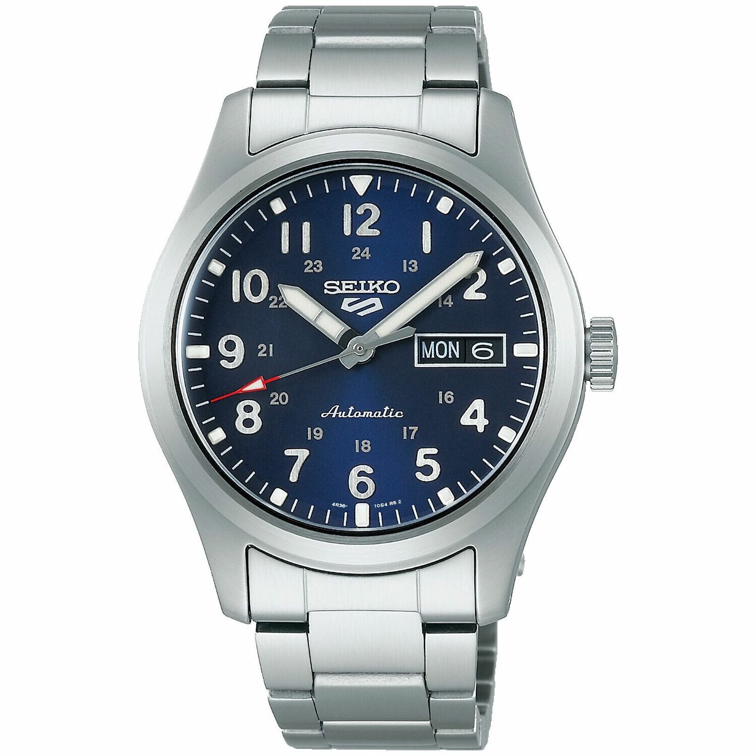 Seiko 5 Sports Field SRPG29K1 39MM 100m WR blue dial automatic men’s watch stainless steel bracelet