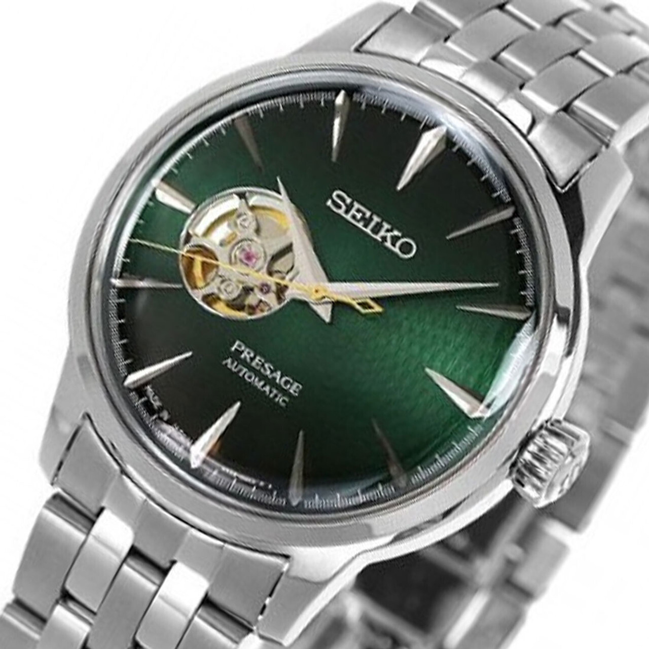 Seiko Presage Cocktail Grasshopper SSA441J1 40.5mm 50m WR automatic men’s watch stainless steel bracelet