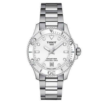 TISSOT SEASTAR 1000 36MM T120.210.11.011.00  300m WR unisex watch sapphire crystal Quartz movement