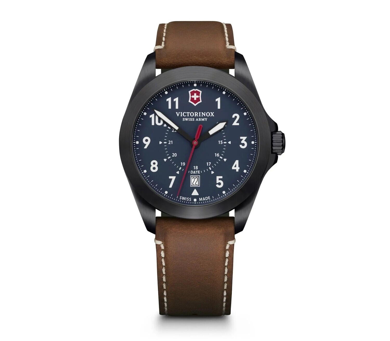reloj hombre Victorinox Swiss Army Heritage 241971 40MM  Blue Dial Leather Band 100M WR Men's Watch sports men's watch SWISS MADE