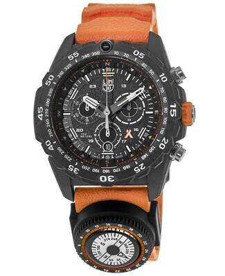 reloj hombre Luminox Master Bear Grylls Survival XB.3749 45MM 300M WR Black Dial Rubber Men's Watch Sapphire with anti-reflection coating Crystal quartz sports men's watch SWISS MADE