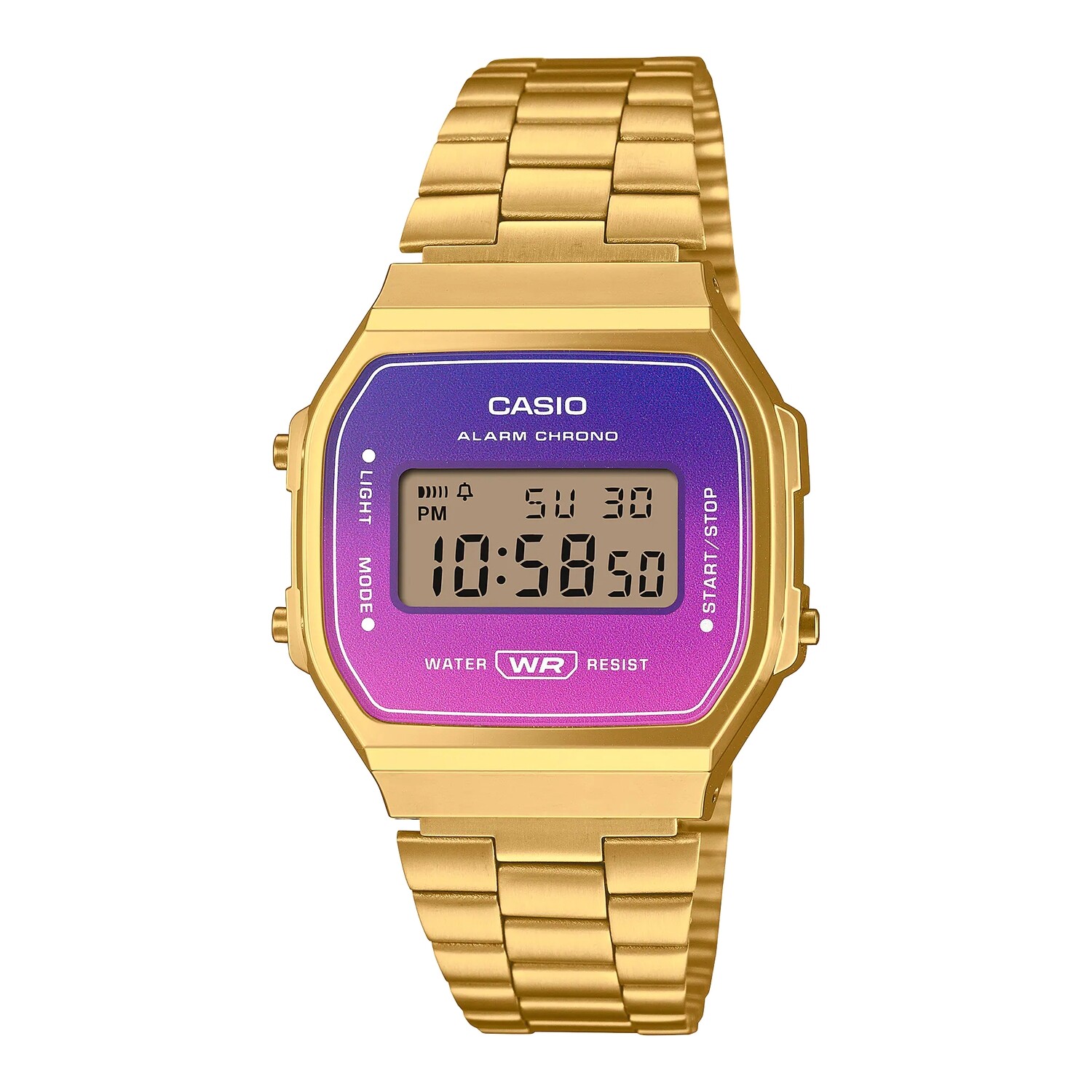 Casio Iconic A168WERG-2A digital unisex watch women men 7 year battery chronograph Light