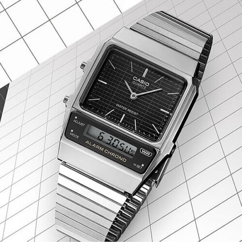 Reloj Casio VINTAGE AQ-800E-1A: estilo retro y funcionalidad