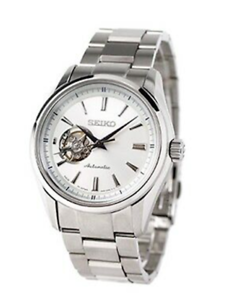 Seiko Presage SARY051 JDM 41mm sapphire crystal 100m WR automatic men’s watch stainless steel bracelet white dial