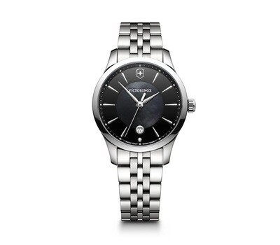 Victorinox Swiss Army 241751 35mm women’s watch sapphire crystal 100m WR stainless steel bracelet