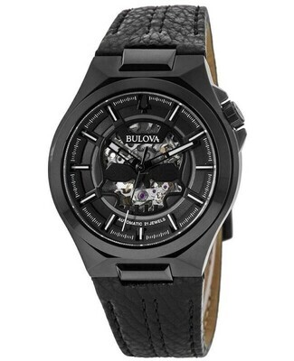 Bulova Maquina 98A238 46mm Automatic Skeleton automatic men’s watch Sapphire glass 100m water resist