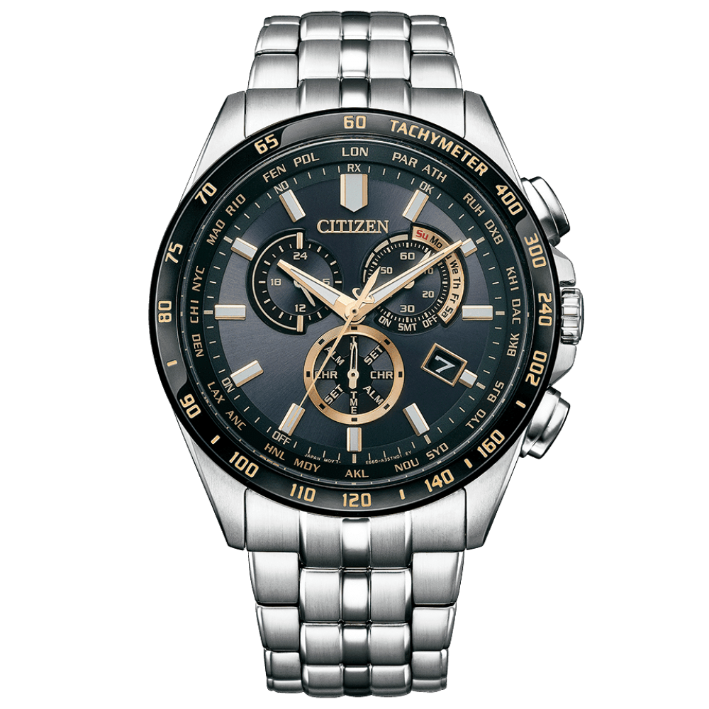 Citizen Eco-drive CB5876-60E DENPA LIMITED EDITION YOAKE 43mm sapphire crystal radio-control 100m WR stainless steel bracelet alarm men’s watch Eco-drive movement (solar or light powered)