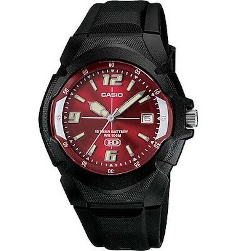 reloj deportivo hombre Casio MW-600F-4A 100m WR 10 años batería