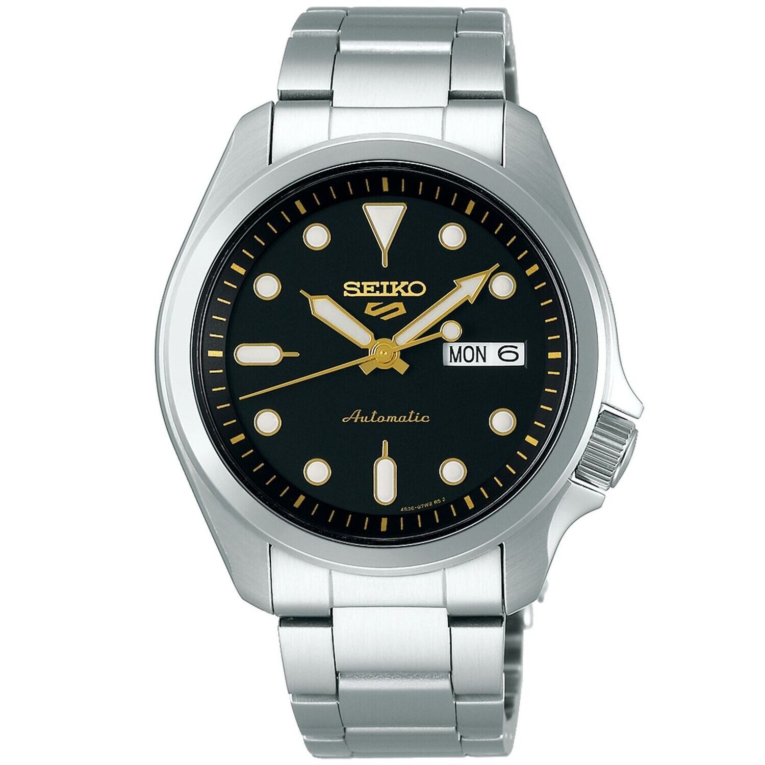 Seiko 5 Sports SRPE57K1 40mm 100m WR automatic men’s watch stainless steel bracelet