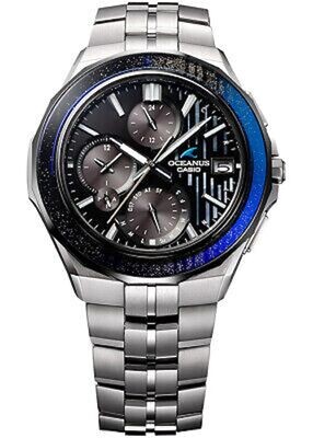 Casio Oceanus OCW-S5000MB-1AJF Manta Makibokeshi Takimon LIMITED 42.3mm 100m WR titanium case and bracelet radio-control bluetooth sapphire crystal men’s watch chronograph