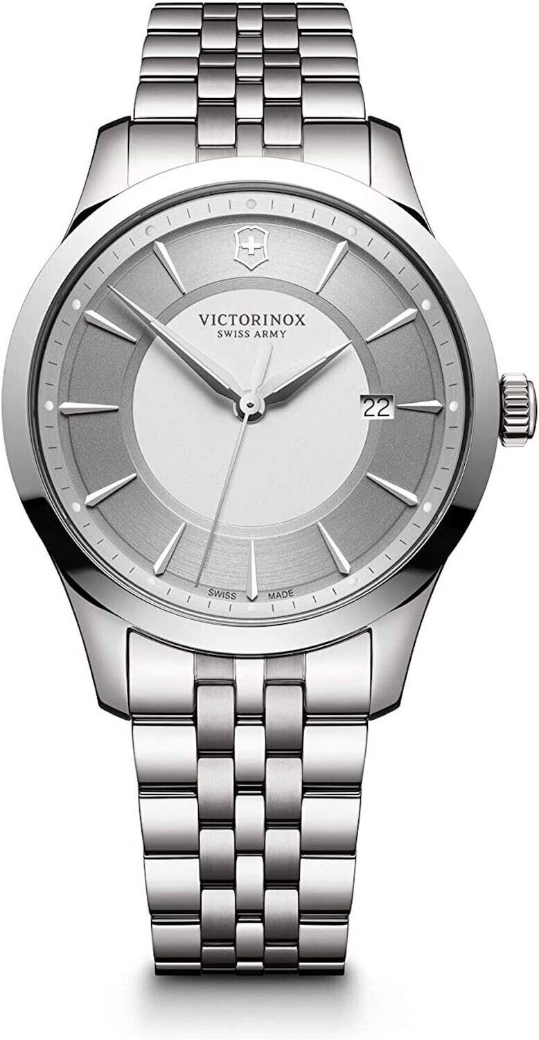 Victorinox Swiss Army Alliance 241822 40mm sapphire crystal 100m WR stainless steel bracelet men’s watch