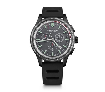 Victorinox Swiss Army Alliance
241818 44mm Sport Chronograph Black Dial Men's Watch 100m WR Quartz Sapphire crystal sport men's watch SWISS MADE