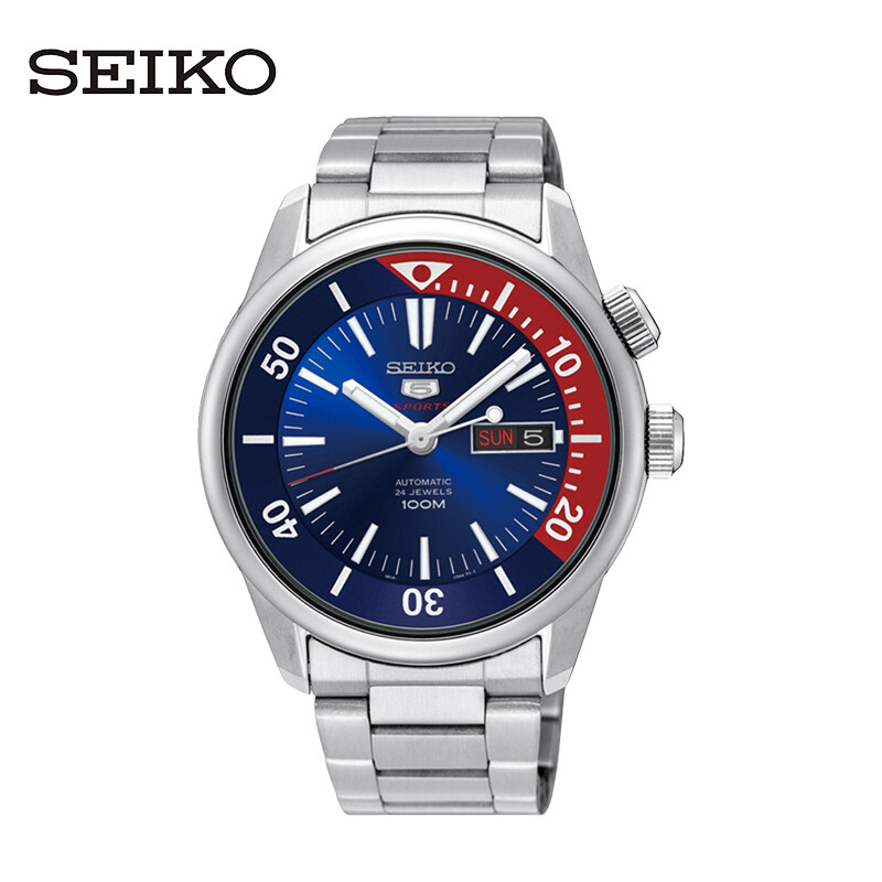 Seiko 5 Sports SRPB25J1 42mm 100m WR automatic men’s watch stainless steel bracelet JAPAN MADE