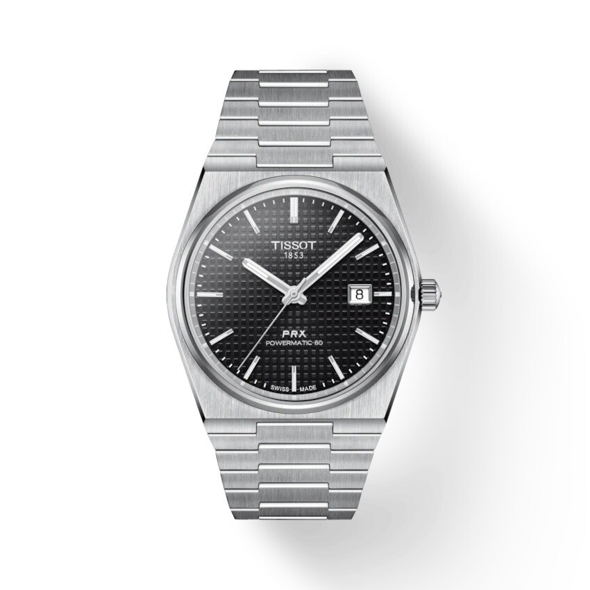 Tissot PRX Powermatic  80 T137.407.11.051.00 39.5mm sapphire crystal 80h power reserve automatic men’s watch black dial