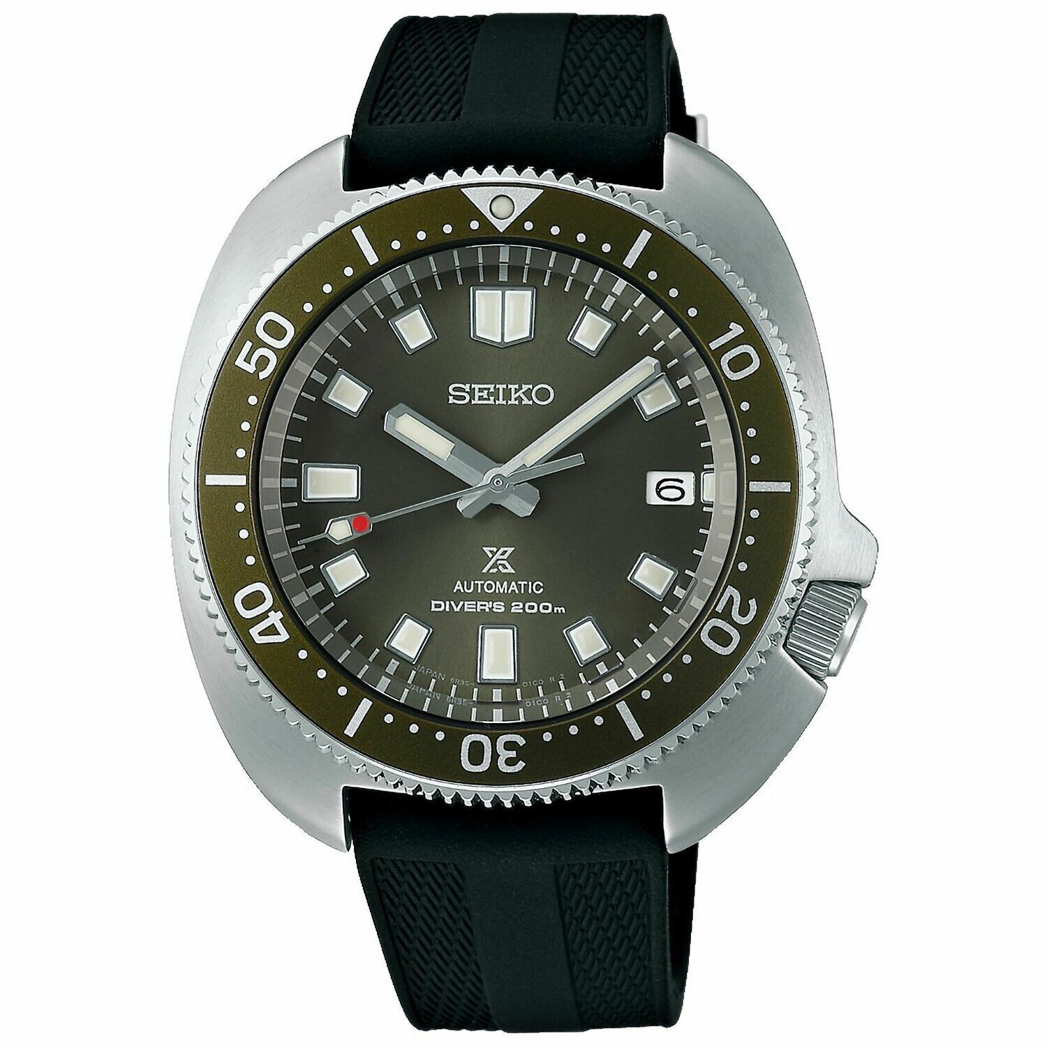 Reloj automático de buceo hombre SEIKO PROSPEX SPB153J1 Turtle Captain Willard Automatic Japan Made Diver Watch 200m water resist Cristal de Zafiro anti-reflejo Lumibrite