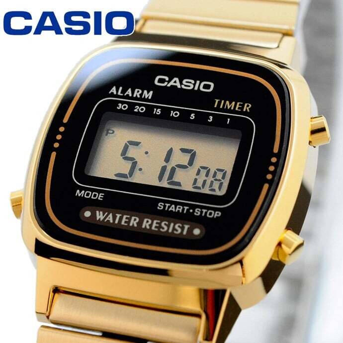 Casio LA670WGA-1 vintage retro women&#39;s digital watch