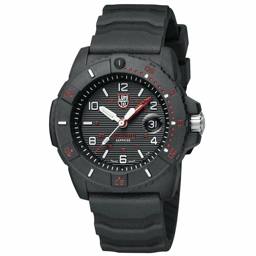 Luminox Navy Seal XS.3615 Reloj de cuarzo 45mm Gris CARBONOX™ 45mm 200m Water resist sport reloj de hombre

Cristal de zafiro con revestimiento antirreflejos de cuarzo SWISS MADE