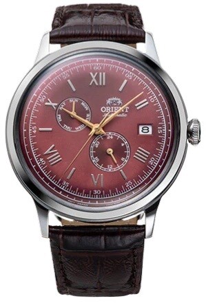 Orient Bambino RA-AK0705R 40.5mm 30m WR automatic men’s watch leather band (hand-winding supported)