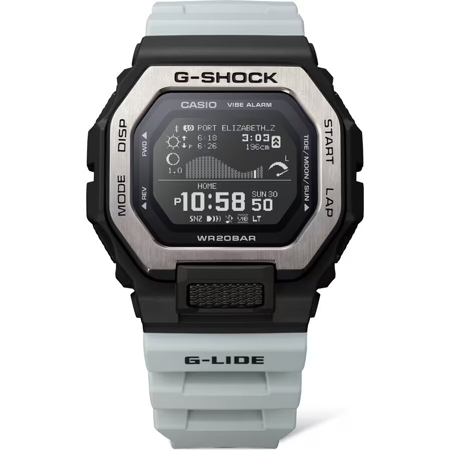 ​Reloj deportivo hombre Bluetooth Casio G-Shock G-Lide GBX-100TT-8JF JDM Smartphone Link/App 200m WR Hora Mundial resistente a los golpes JDM (mercado interior japonés)