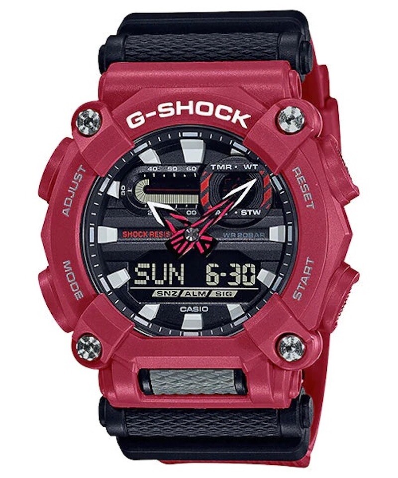 Casio G-SHOCK GA-900-4A Shock resistant - World Time - LED glow - 200m water resist...