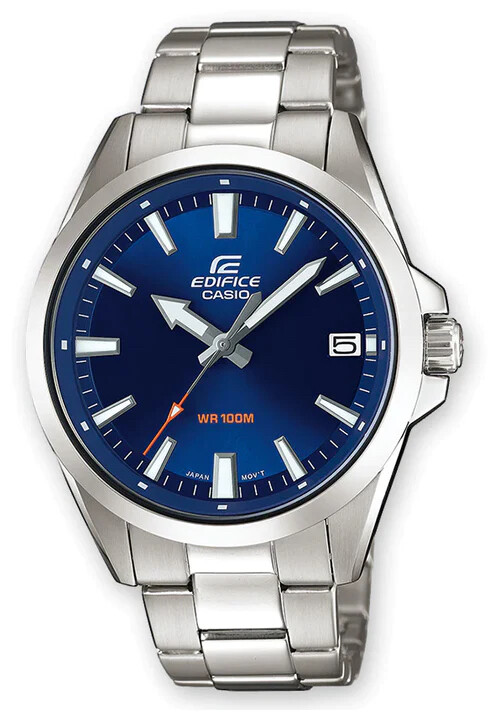 Casio Edifice EFV-100D-2A 42mm 100m WR sport men’s watch stainless steel bracelet