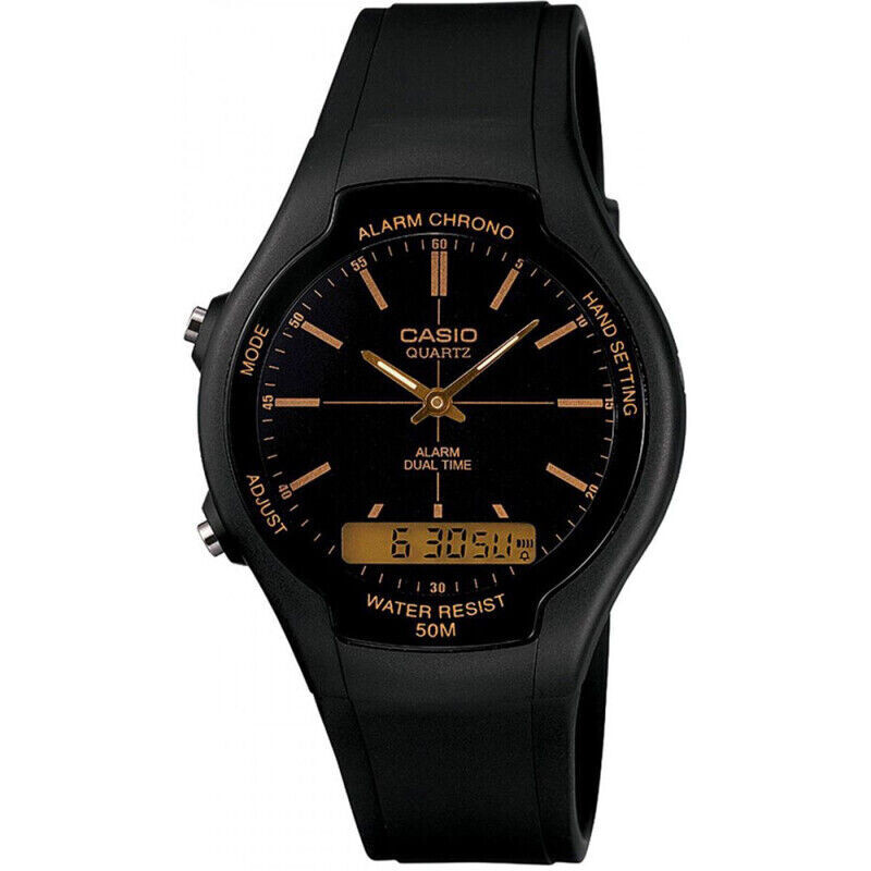 Casio AW-90H-9E Alarm Chrono ana-digi chronometer 50m WR unisex watch