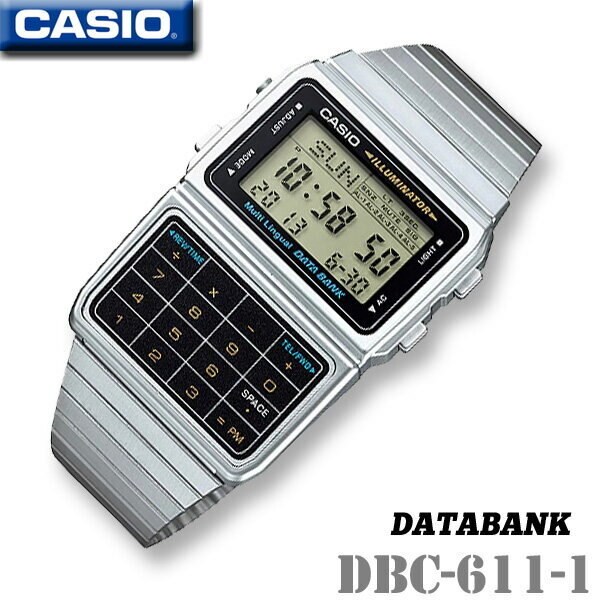  Casio #DBC611G-1D reloj con banco de datos y