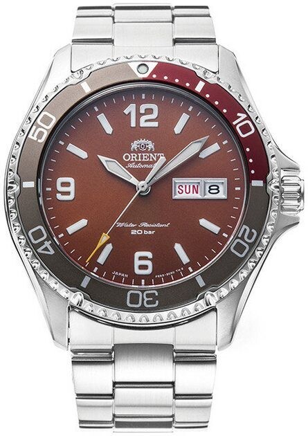 Orient Kamasu RA-AA0820R 41.8mm 200m sapphire crystal automatic divers men’s watch stainless steel bracelet