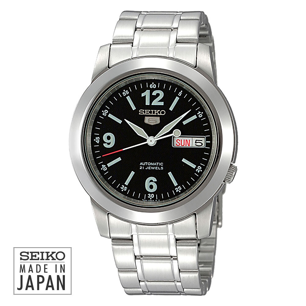 Seiko 5 SNKE63J1 39mm 30m WR JAPAN MADE automatic men&#39;s watch stainless steel bracelet