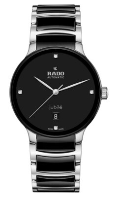 Reloj unisex automático RADO Centrix Automatic Diamonds R30018712 39,5MM cristal de zafiro 80h reserva de marcha 50m WR