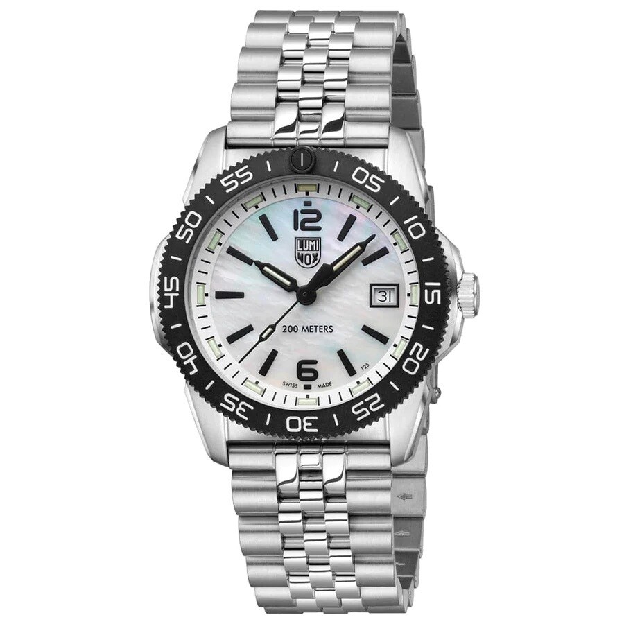 Luminox Sea Pacific Diver Ripple XS.3126M  39mm Quartz sapphire crystal anti-reflective carbon bezel 200m WR divers men’s watch