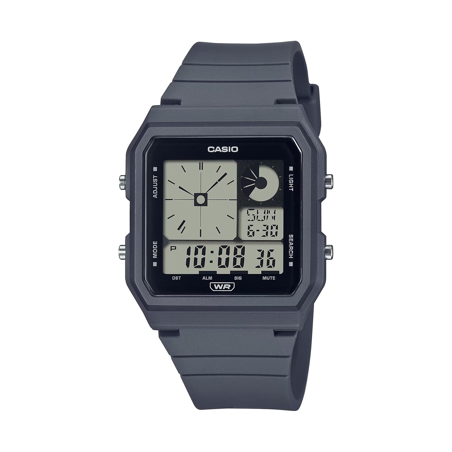 Casio LF-20W-8A2 Hora Doble Twin Graph 5 alarms Led Light chronograph classic digital unisex watch men women