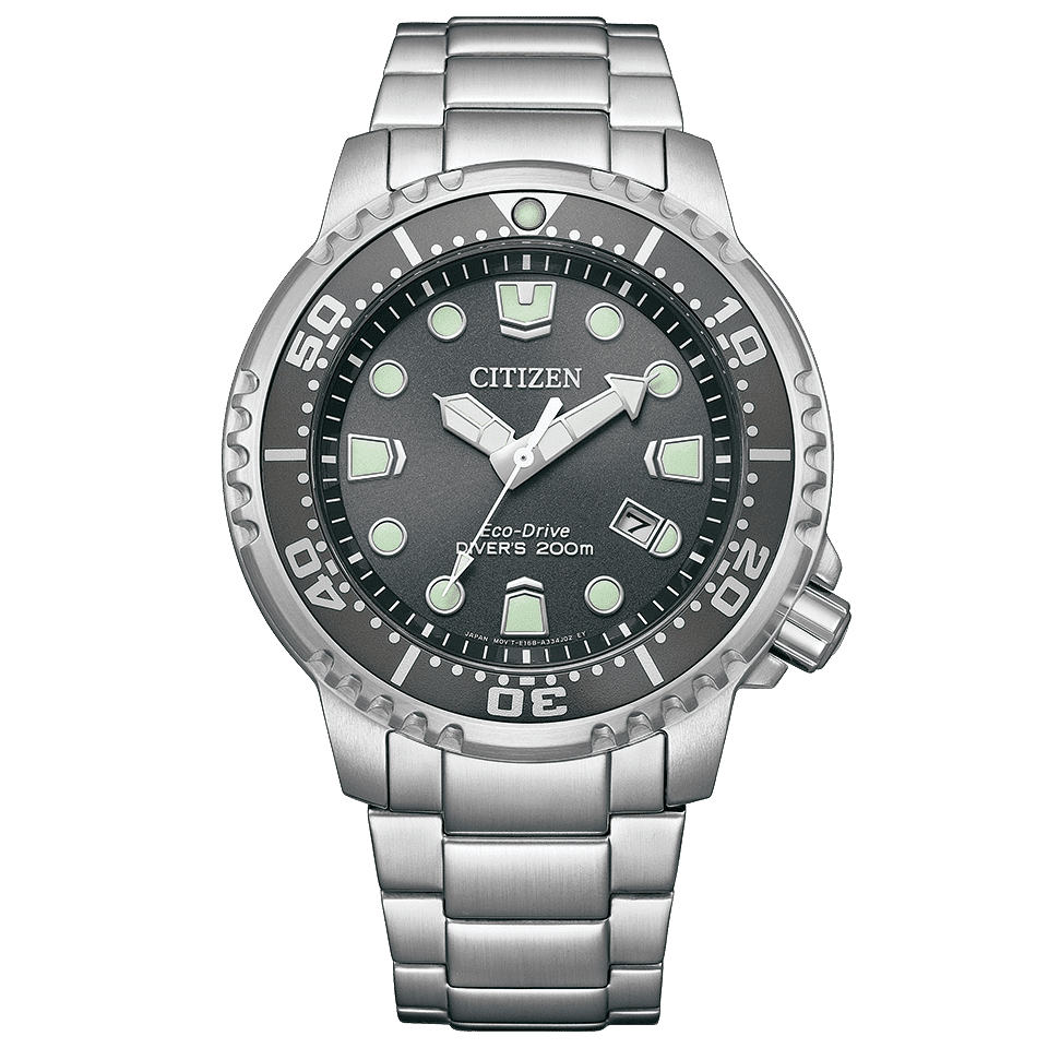 Citizen Promaster Marine  BN0167-50H   44mm 200m WR Divers men’s watch Eco-drive movement (solar or light powered) stainless steel bracelet