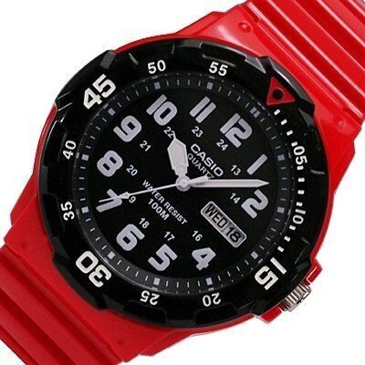 CASIO WATCH analog watch MRW-200HC-4bv 100m water resist rotating bezel watch for men and women