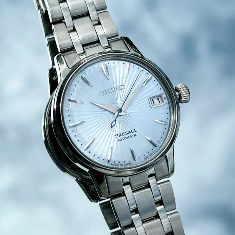 Seiko Presage Cocktail SRP841J1 33.8mm 50m WR automatic women’s watch stainless steel bracelet