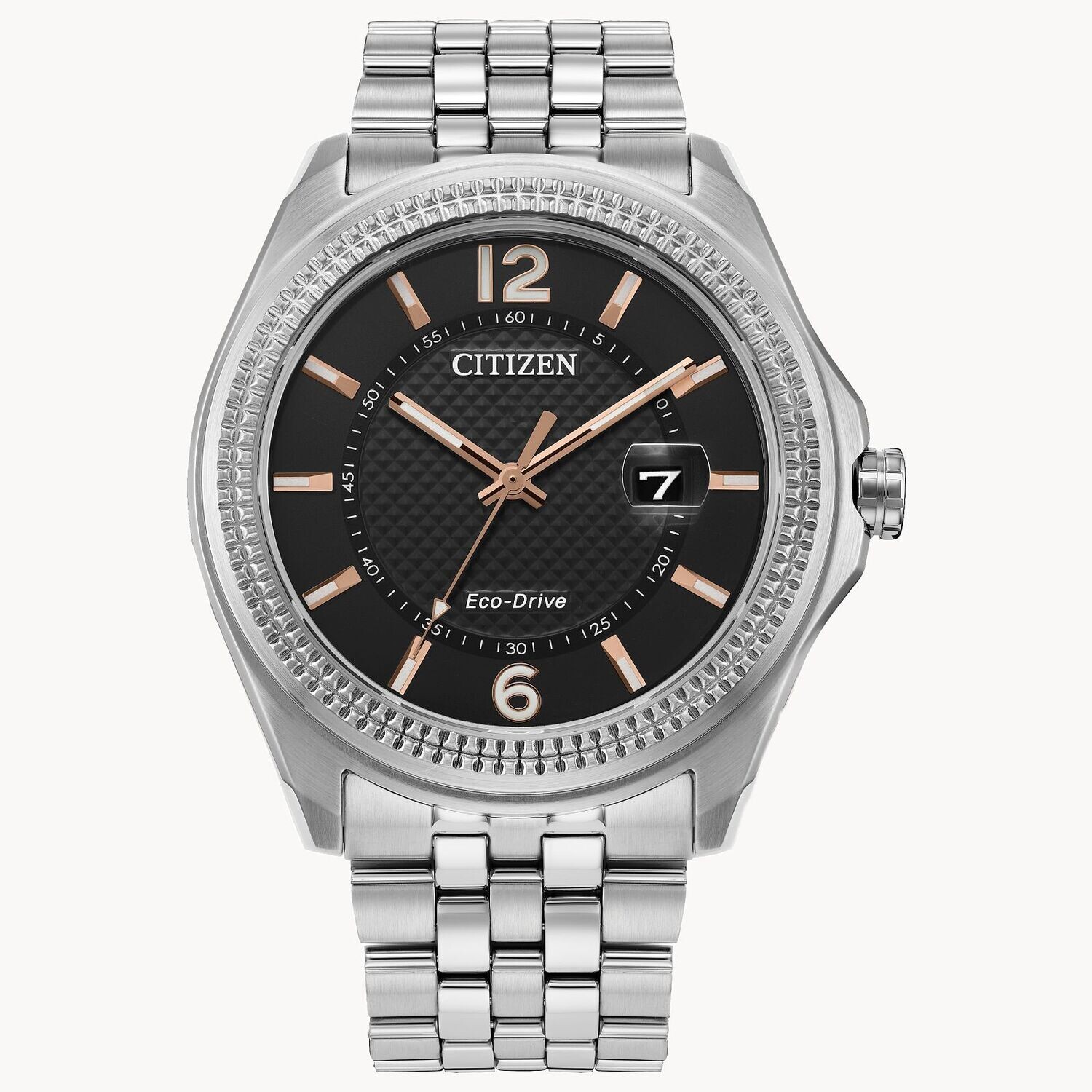 Citizen Eco-Drive Corso AW1740-54H 42mm 100m WR stainless steel bracelet Eco-drive movement (solar or light powered) men’s watch