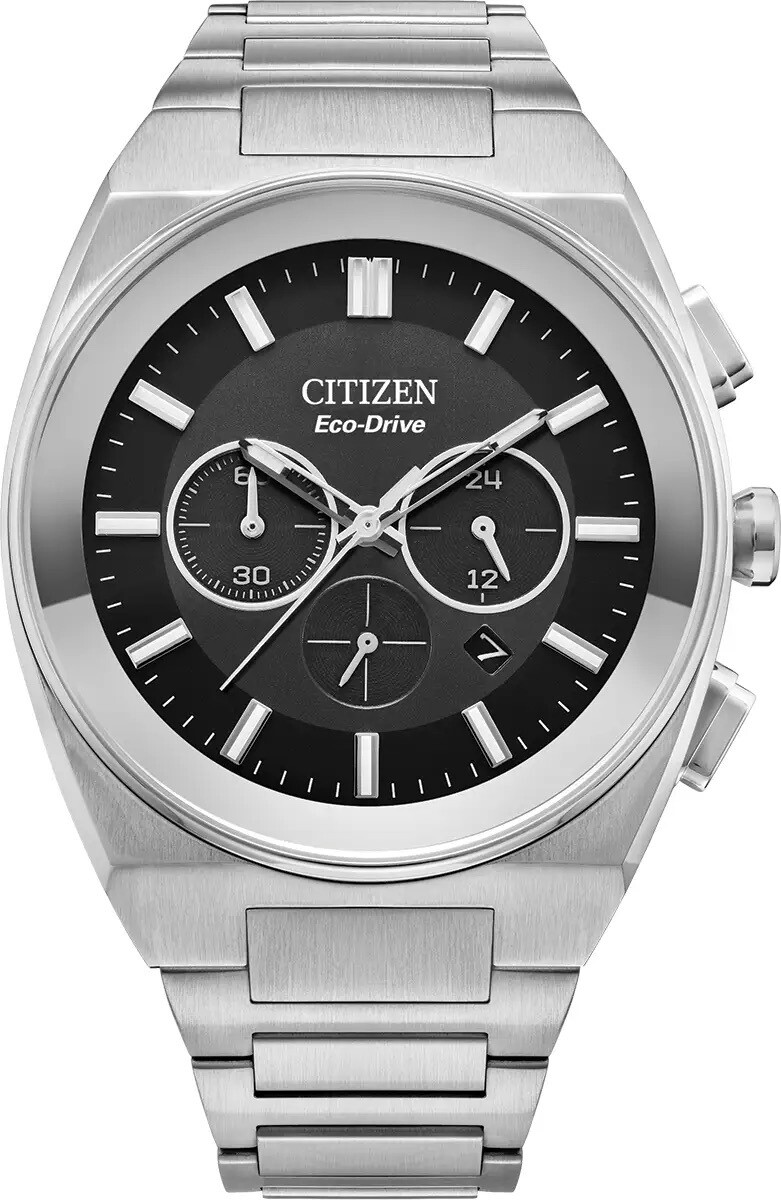 ​reloj hombre Citizen Eco-drive Axiom CA4580-50E 43mm cristal de zafiro 100m WR correa de acero movimiento Eco-drive (funciona con energía solar o luz)
