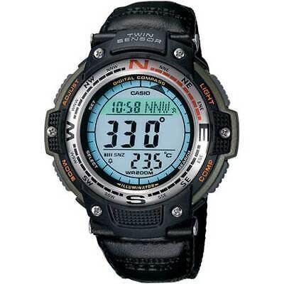 ​reloj hombre CASIO TWIN SENSOR SGW-100B-3V Brújula digital 5 alarmas 200m WR