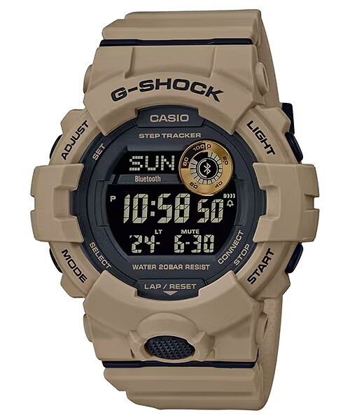 ​reloj deportivo hombre Bluetooth Casio G-Shock G-SQUAD GBD-800UC-5 Bluetooth Connected POWER TRAINER 200m WR resistente a los golpes