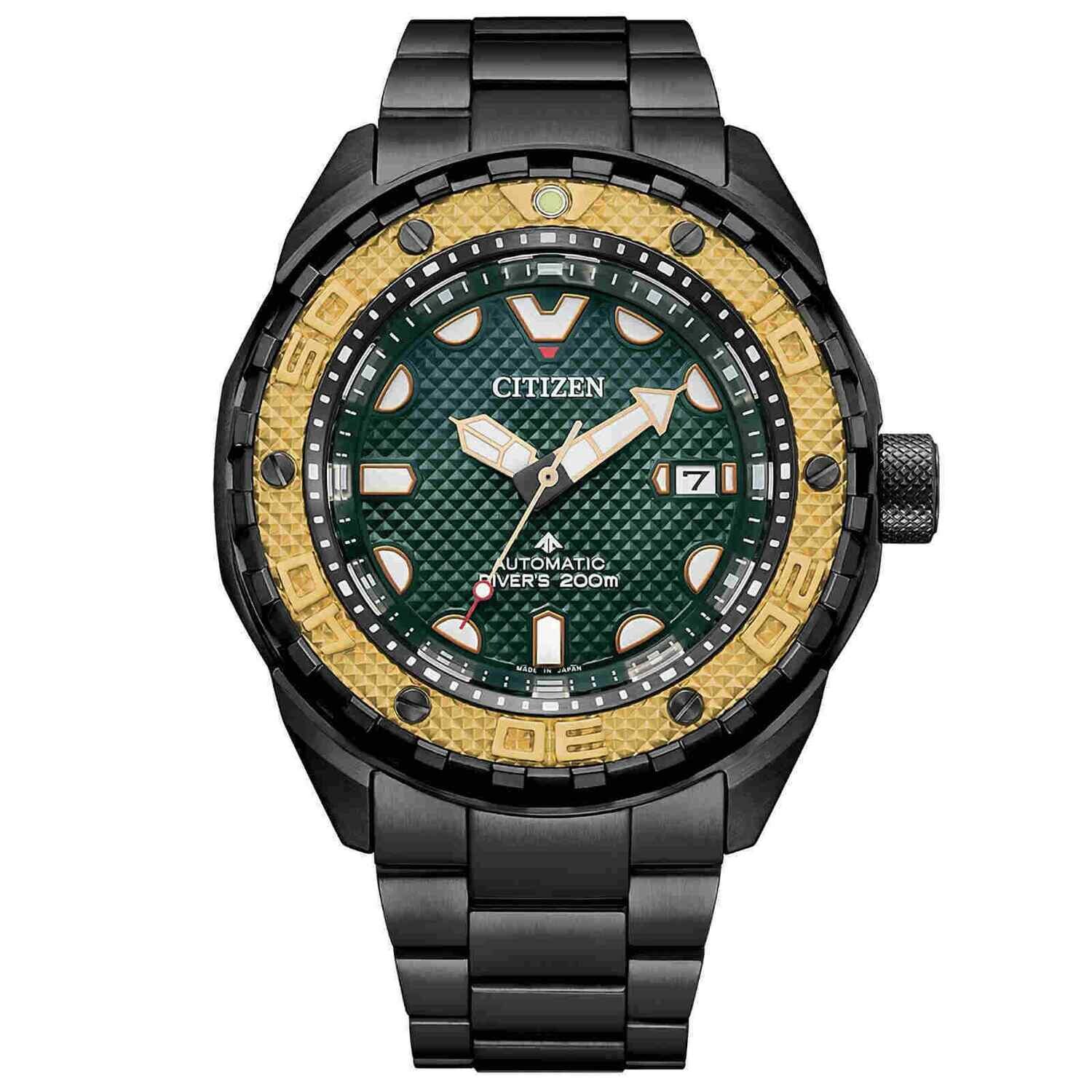 Citizen Promaster Green Anaconda NB6008-82X Limited Edition 500pcs 46mm Super Titanium sapphire crystal 200m WR divers automatic men’s watch