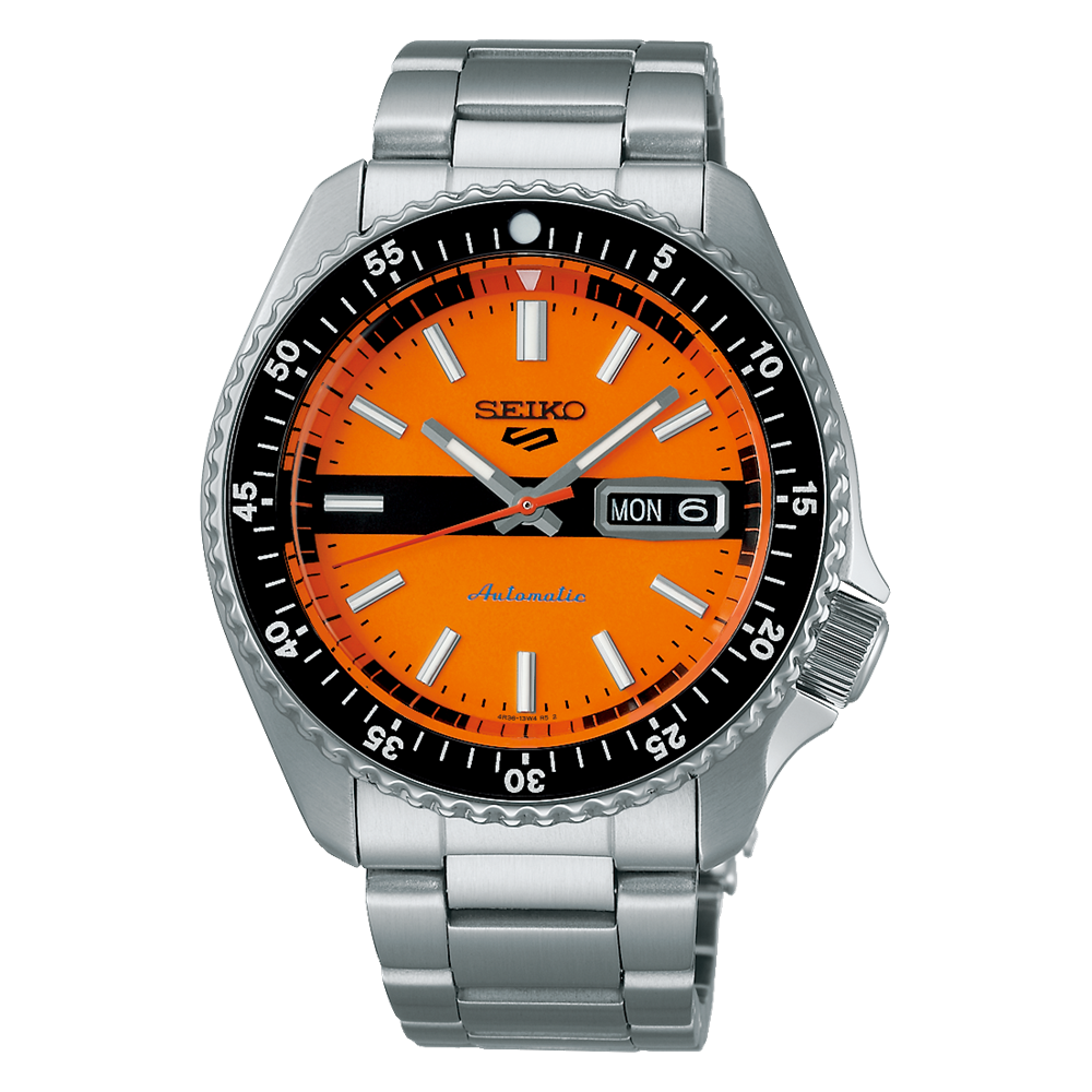 Seiko &#39;New Rally Driver&#39; Retro SRPK11 42.5mm 100m WR stainless steel bracelet automatic men’s watch