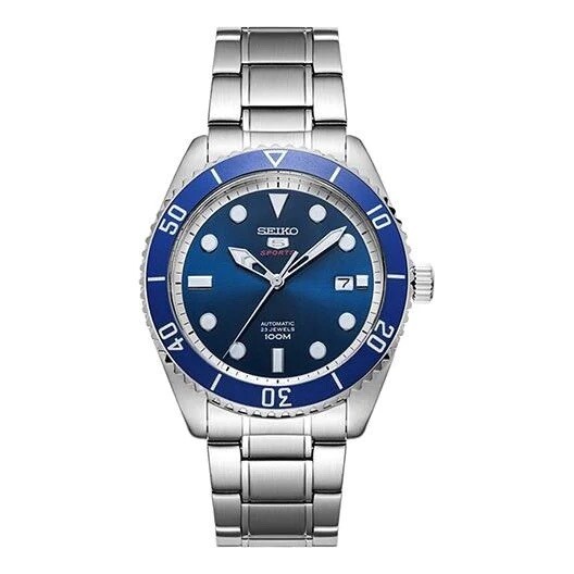 Seiko 5 Sports SRPB89J1 44mm 100m WR JAPAN MADE sports automatic men&#39;s watch stainless steel bracelet