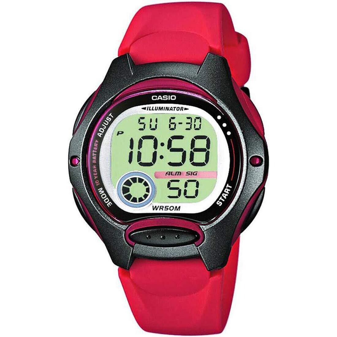 Casio digital sport women&#39;s watch LW-200-4A chronograph multi - led -resin - water resistant