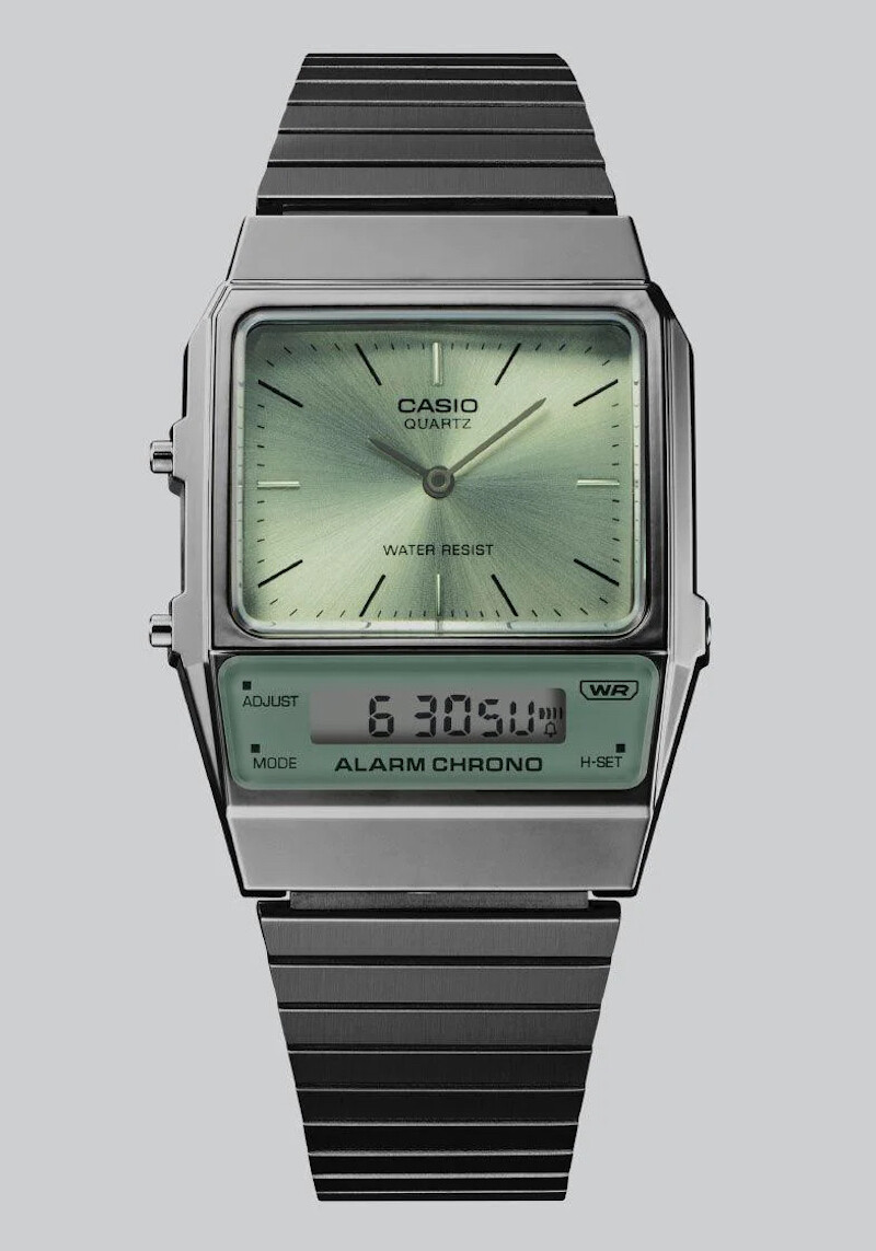 Casio AQ-800ECGG-3A alarm chronograph vintage ana-digi men women unisex watch