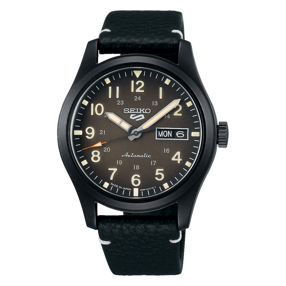 Seiko 5 Sports SBSA121 MADE IN JAPAN JDM 39,4mm  100M WR ENGLISH-KANJI Japan Domestic market automatic sport men’s watch leather band