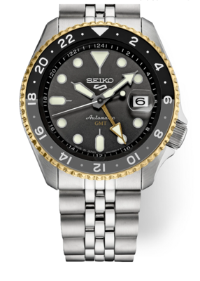Seiko SKX GMT SSK021 42.5mm 100m WR Made in Japan automatic watch for men