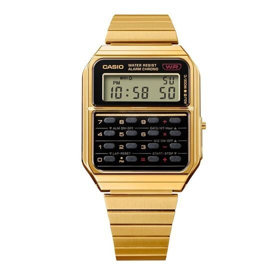 CASIO VINTAGE watch CA-500WEG-1A with ALARM and calculator