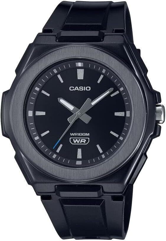 Casio LWA-300HB-1EV 100m WR sport watch easy to read rubber strap